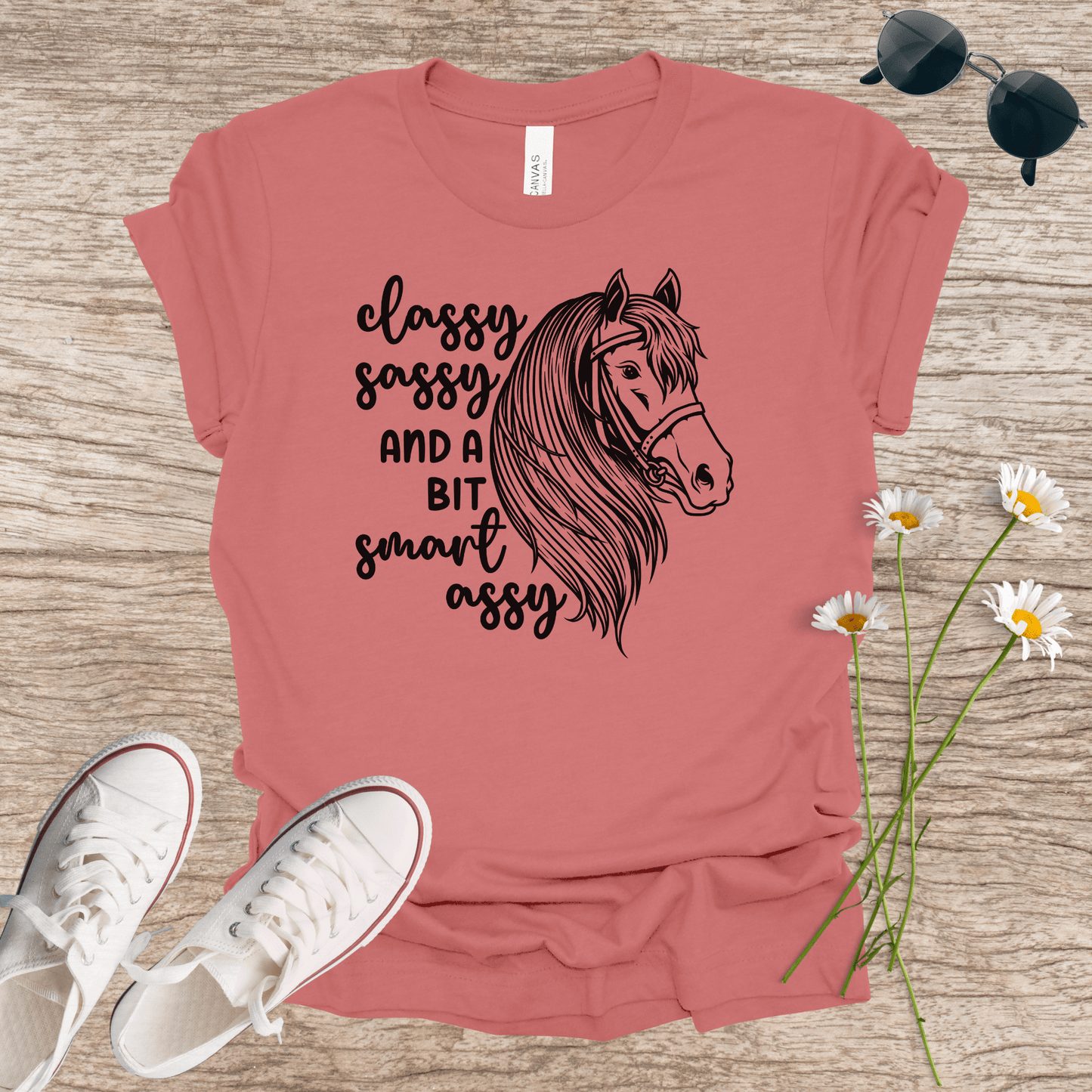 Classy Horse Head T-Shirt