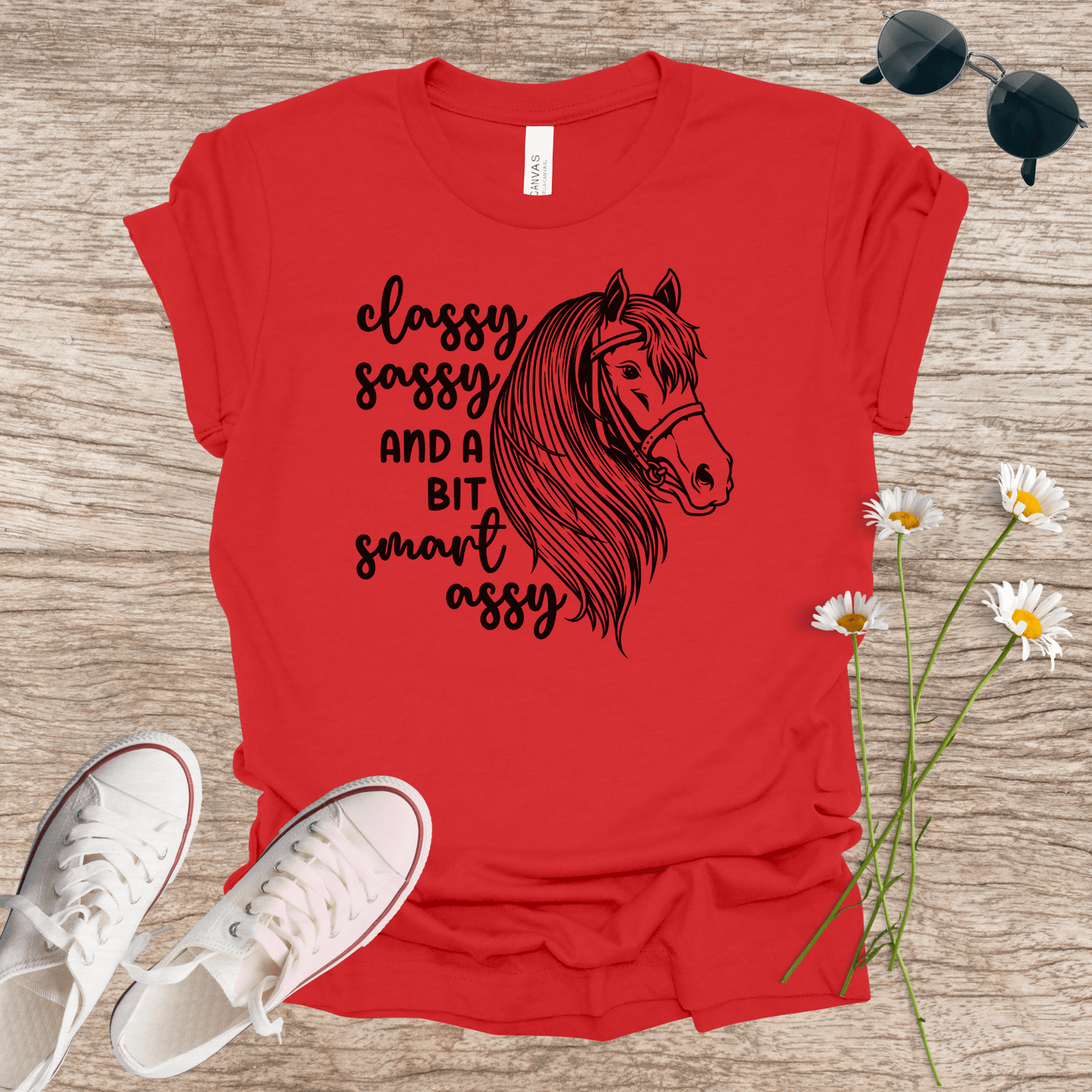 Classy Horse Head T-Shirt