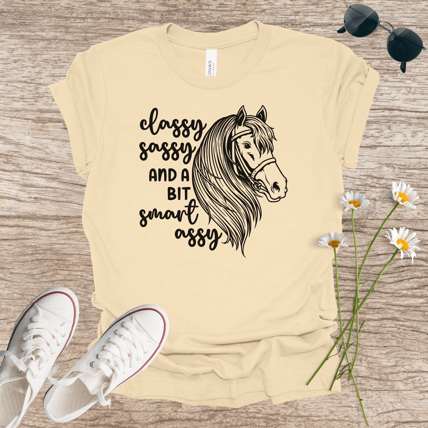 Classy Horse Head T-Shirt