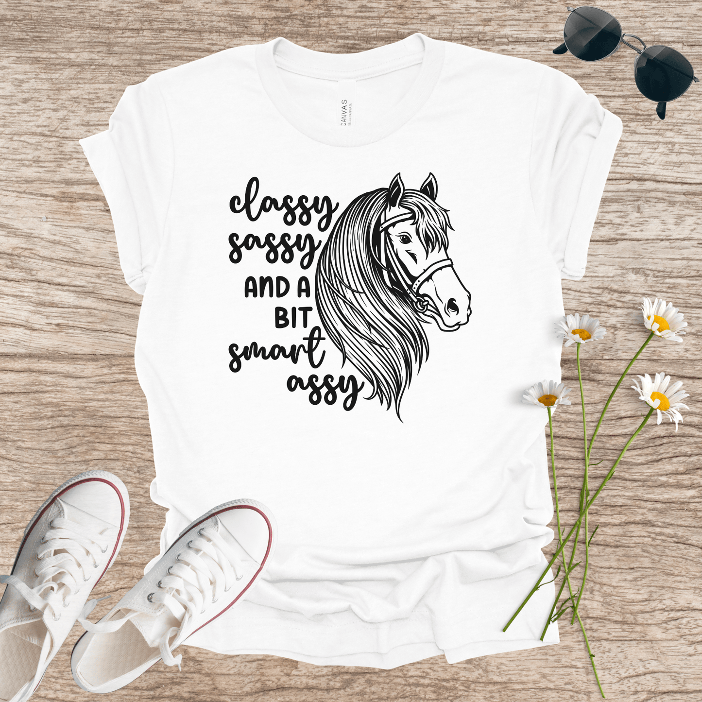 Classy Horse Head T-Shirt