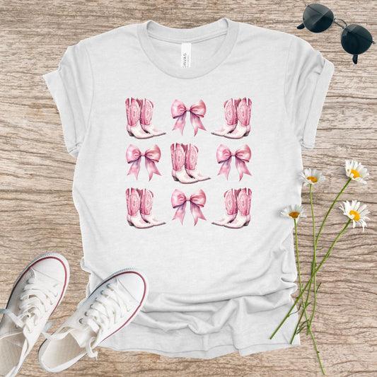 Cowgirl Boots and Bows T-Shirt