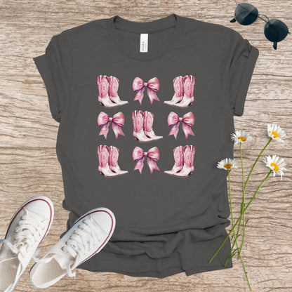 Cowgirl Boots and Bows T-Shirt