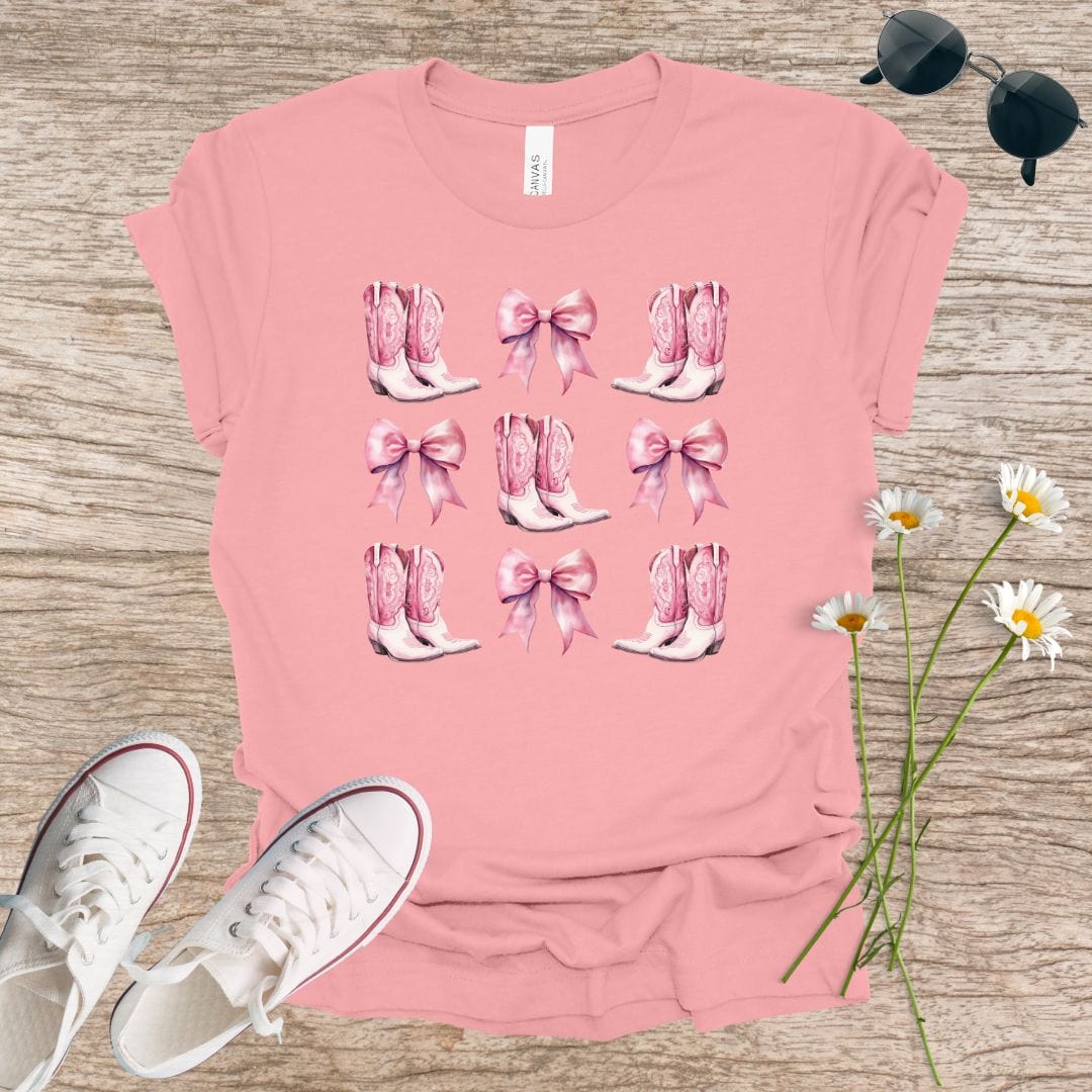 Cowgirl Boots and Bows T-Shirt