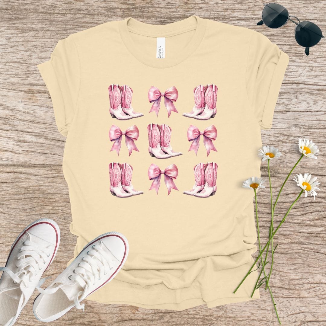 Cowgirl Boots and Bows T-Shirt