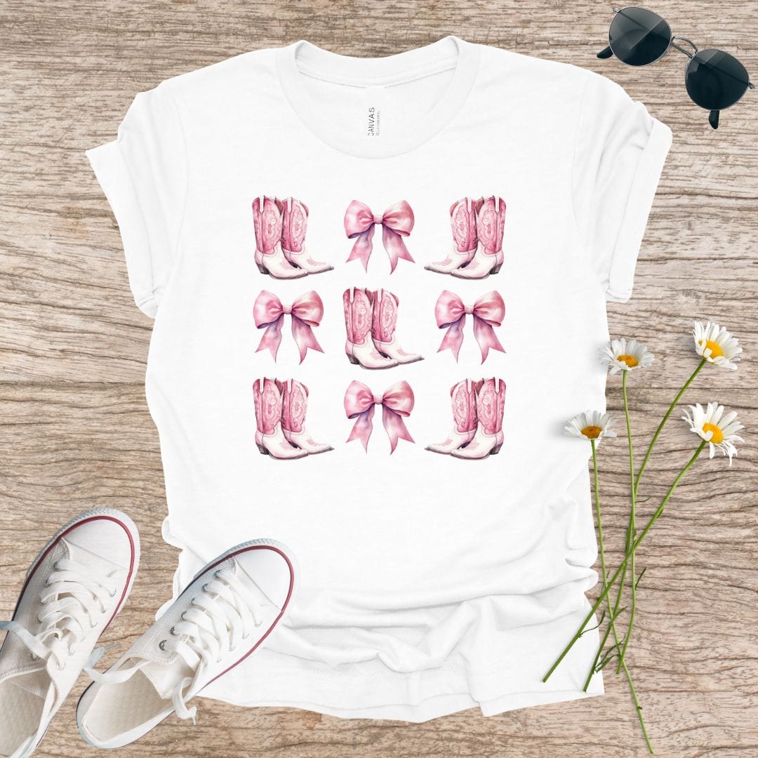 Cowgirl Boots and Bows T-Shirt